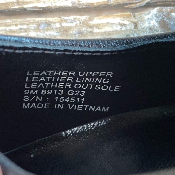 Tory Burch Black Leather Cap-Toe Ballet Flats 9M Quiet Luxury Classic - Picture 5 of 12